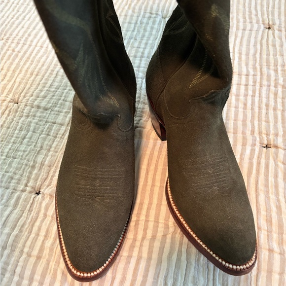 City Boots ‘Marathon’ in Green Suede - Size 9 - Picture 9 of 11